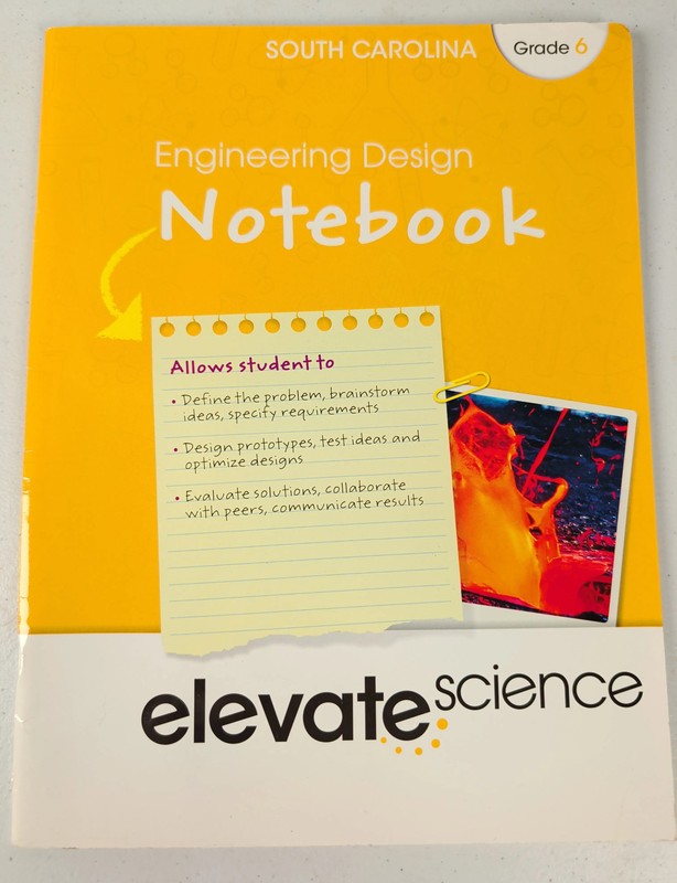 Savvas Elevate Science South Carolina Grade 6 Engineering Design Softcover