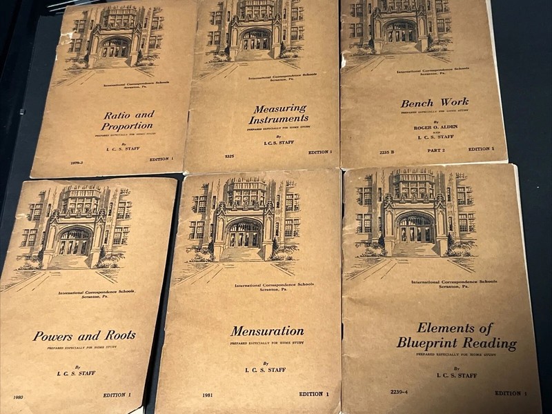 International Correspondent Schools Math Training Books 1941-1942 Editions
