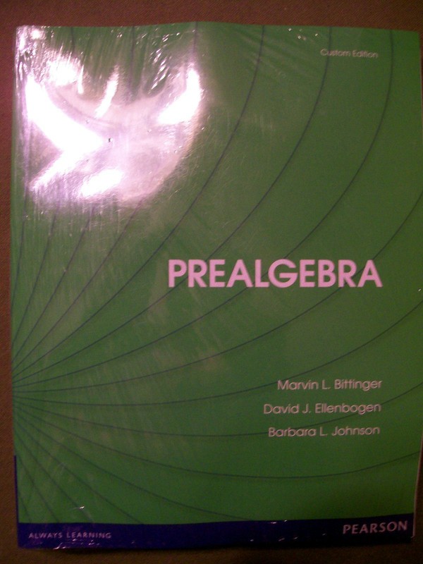 PREALGEBRA PEARSON 5th CUSTOM EDITION NEW WITH 6 CD’S