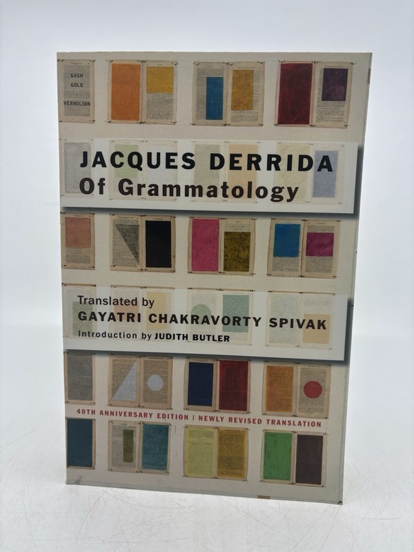 Of Grammatology Jacques Derrida KW: Foucault Heidegger Husserl Lacan Zizek