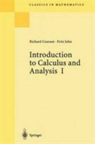 Introduction to Calculus and Analysis I, Courant, Richard,John, Fritz, New Book