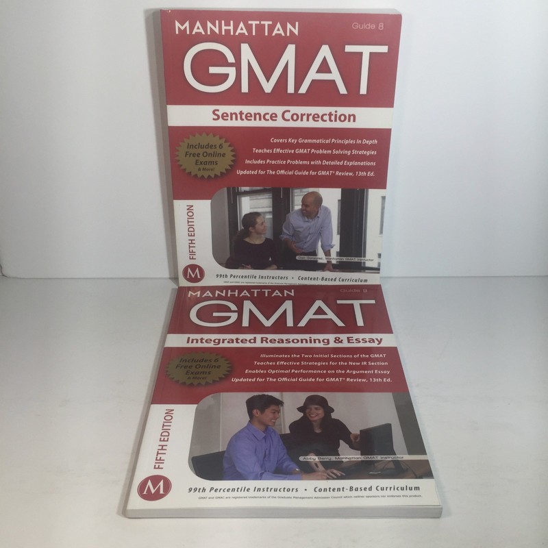 Manhattan GMAT 5th Edition Complete Set 10 Book Lot Test Preparation Study gallery