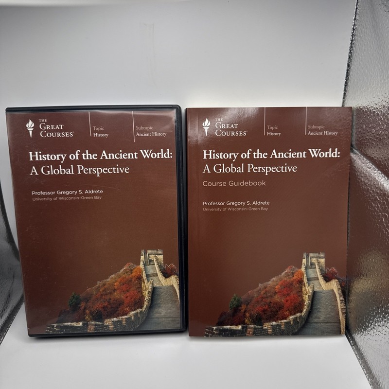 A History Of Ancient World: Global Perspective – 8x DVDs & Book – Great Courses