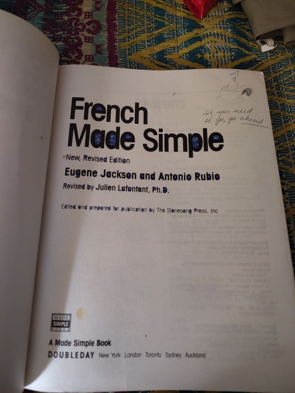 French Made Simple by Eugene Jackson Revised By Julien Lafontant Doubleday 1990 gallery