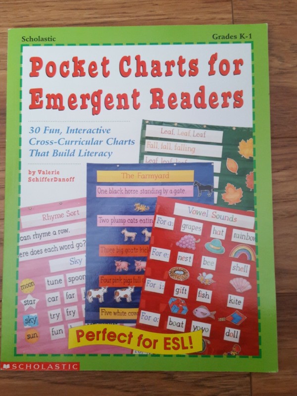 Pocket Charts For Emergent Readers Scholastic Teacher’s Book