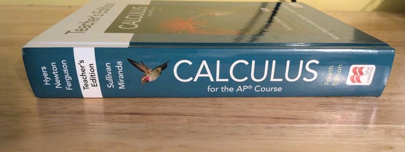 TEACHERS EDITION Calculus for the AP Course 4th Edition NEW Sullivan Miranda gallery