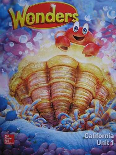 Wonders Grade K Unit 1 California – Paperback, by Diane August etc. – Very Good