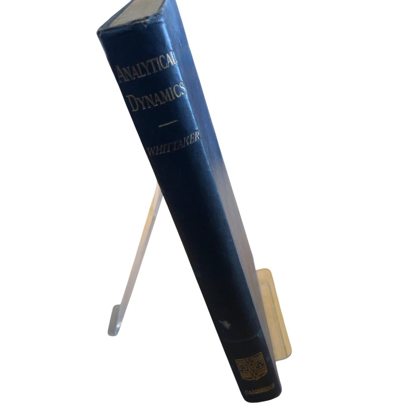 Analytical Dynamics Whittaker E T 3rd Edition Hardcover 1927