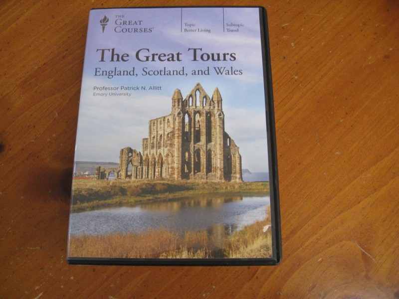 The Great Tours: England, Scotland and Wales Great Courses 6 DVD + Guidebook