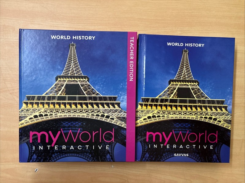 Savvas My World Interactive World History Student Textbook + Teacher Edition Set