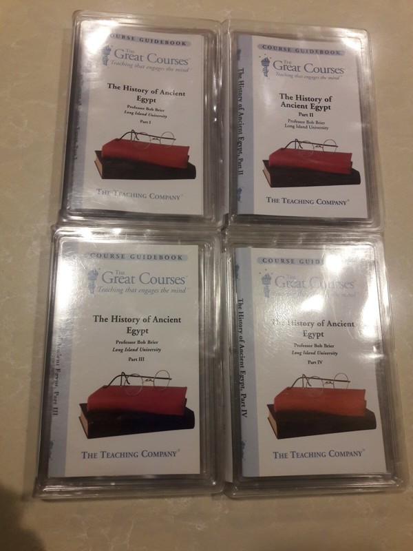 History of Ancient Egypt-Great Courses-8 DVD set w Course Guidebooks-Pre-Owned.