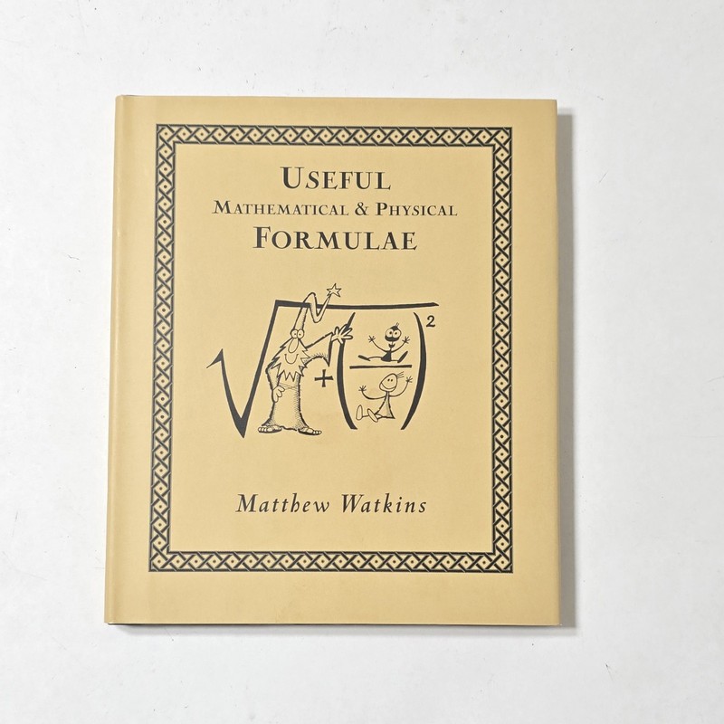 Wooden Bks.: Useful Mathematical and Physical Formulae 2001 Hardcover