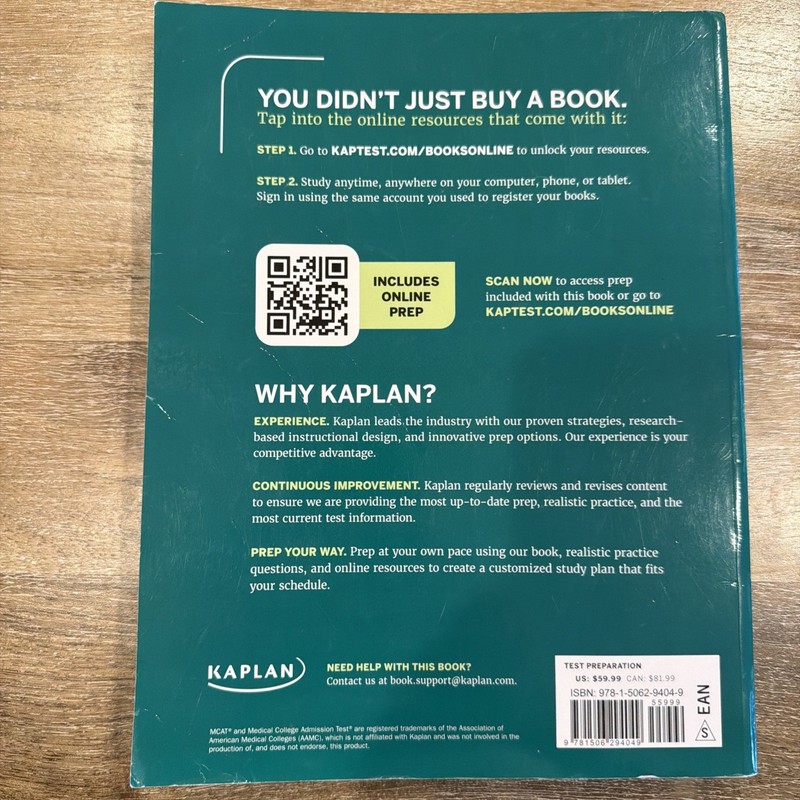 Kaplan Test Prep Ser.: MCAT Behavioral Sciences Review 2025-2026 : Online + Book gallery