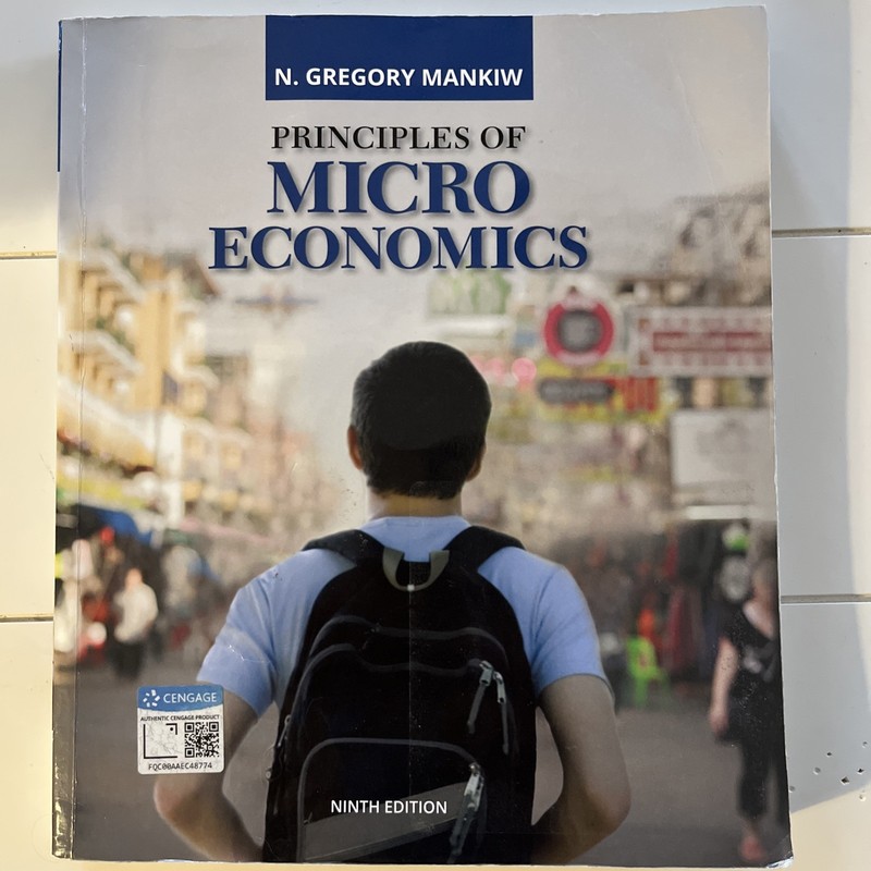 Principles of Micro Economics by Gregory Mankiw 9th Edition