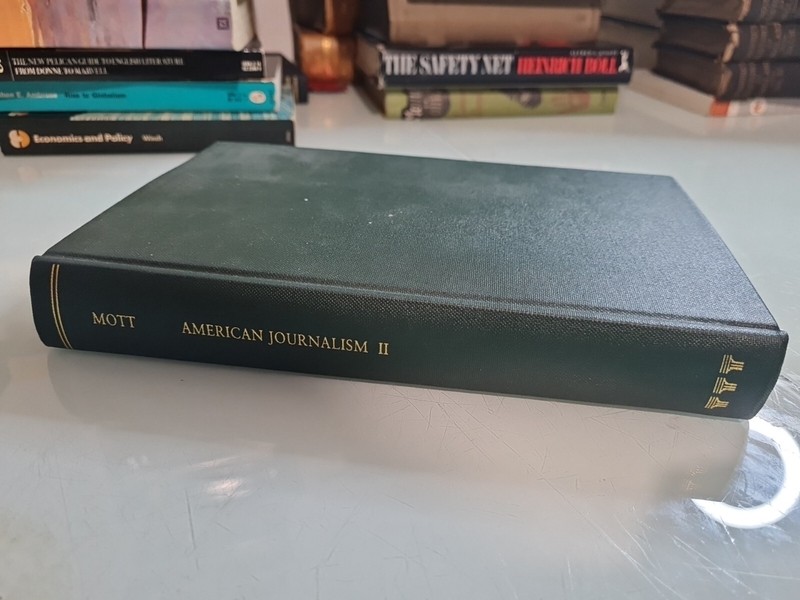 Hardcover American Journalism Volume II American Journalism 1690-1940 Vol II
