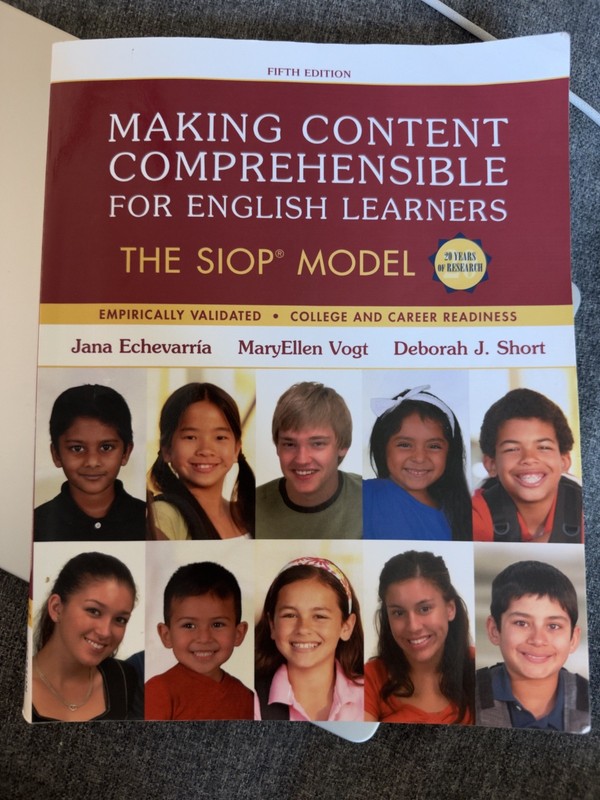 Making Content Comprehensible for English Learners : The SIOP Model, 5th Edition