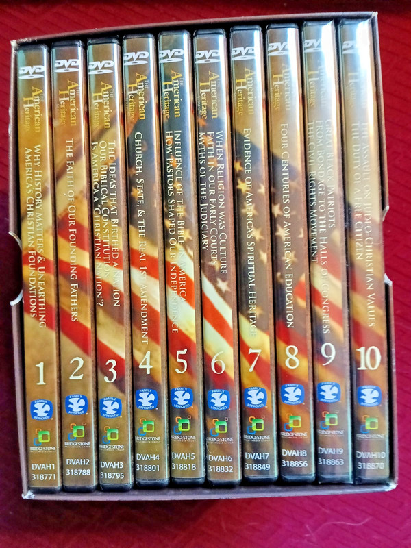The American Heritage series with Historian David Barton (10 DVDs, 2 unopened)