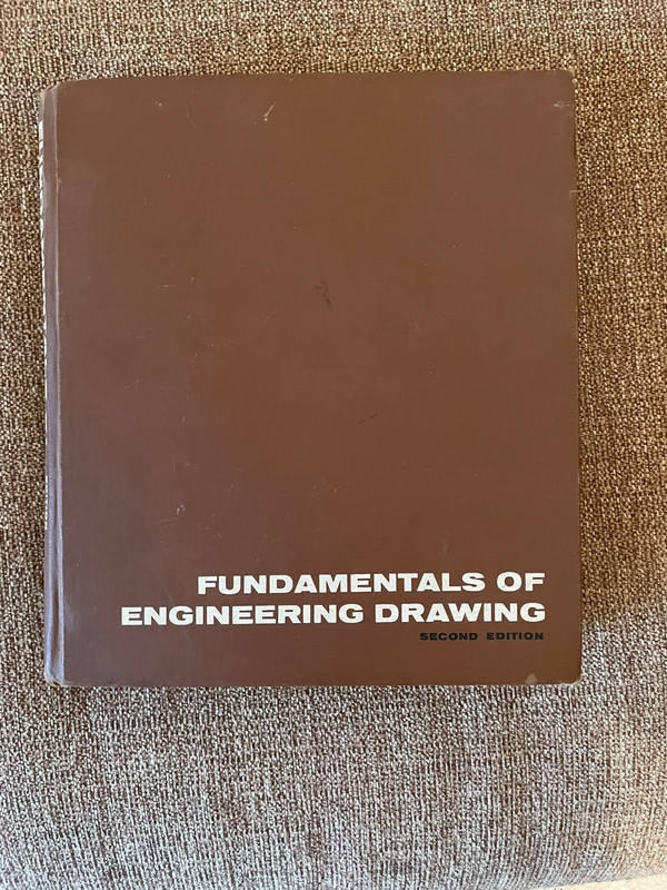Fundamentals of Engineering Drawing Hardcover 2nd Ed. – French & Vierck
