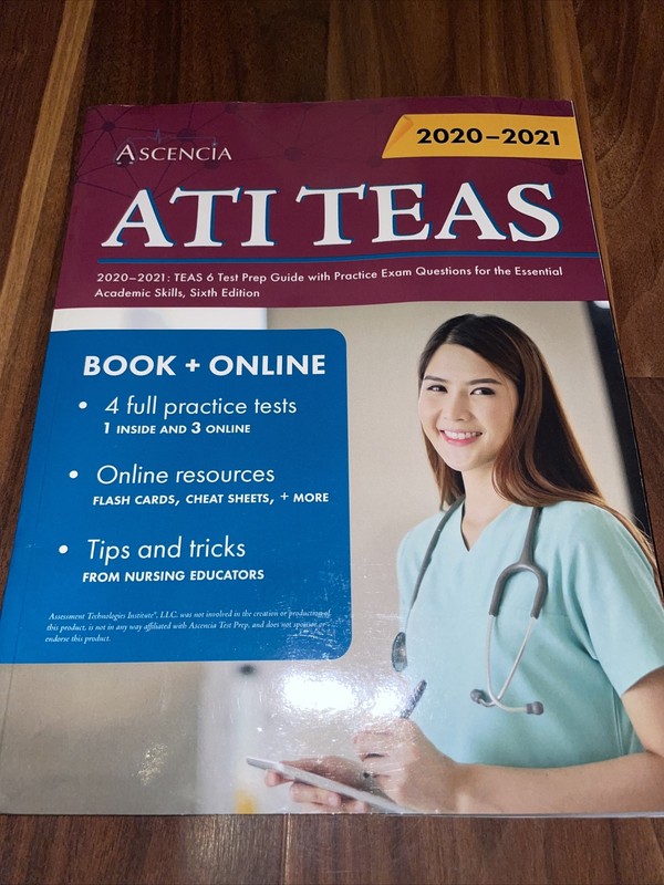 ATI TEAS Study Manual 2020-2021: TEAS 6 Test Prep Guide with Practice Exam NEW