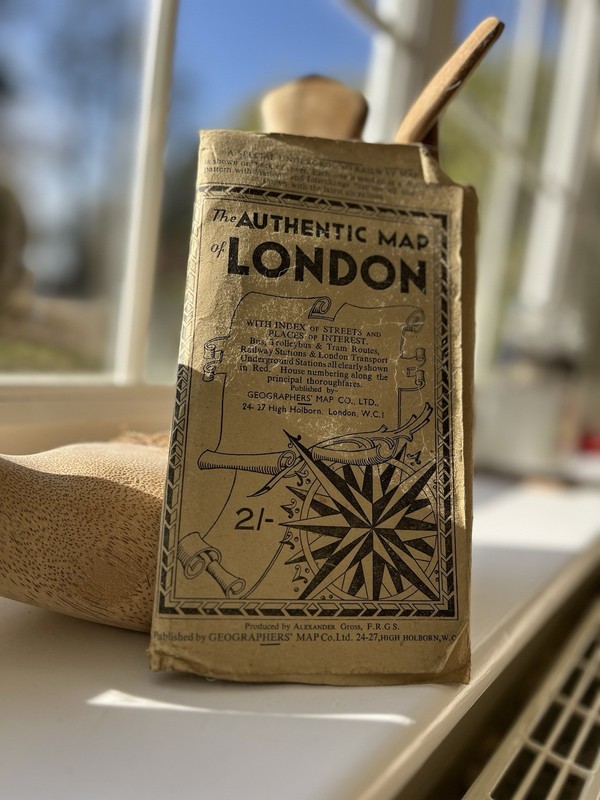 Authentic Map of London, by Alexander Gross, published by Geographers Ear 20th