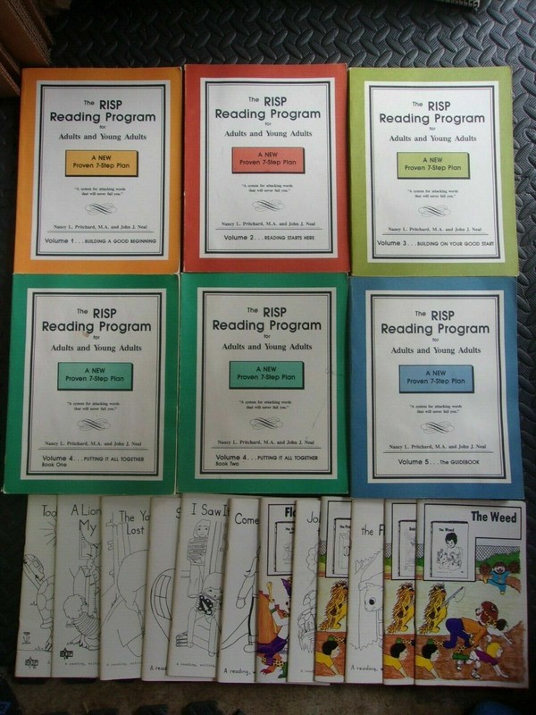 RISP Reading Program for Adults and Young Pritchard 7 Step Plan Volume 1 2 3 4 5
