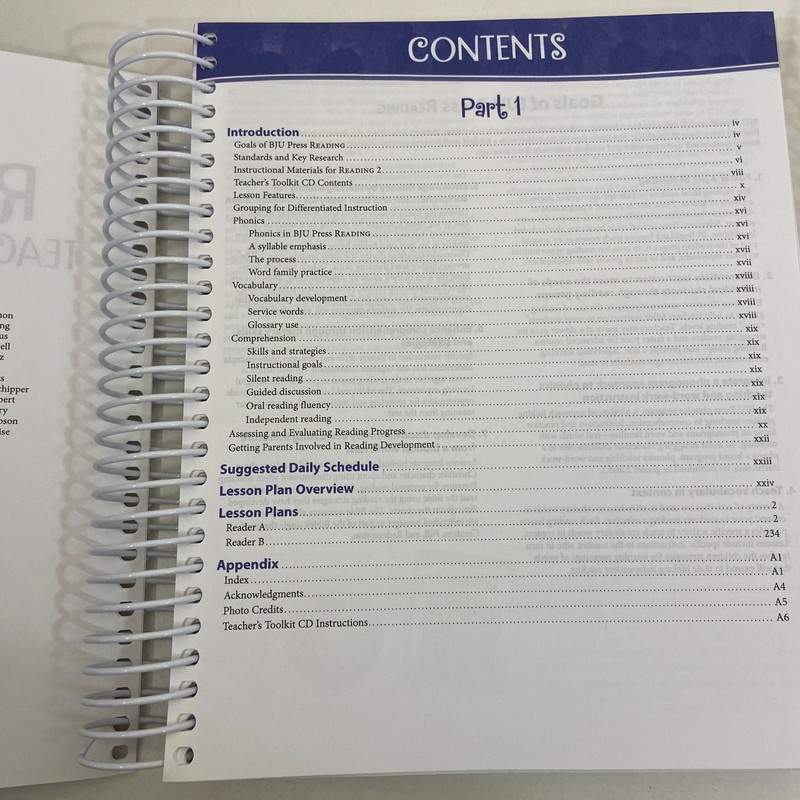 BJU Reading 2 3rd Ed Teachers Edition Part 1 & 2 Elementary Homeschooling Set gallery
