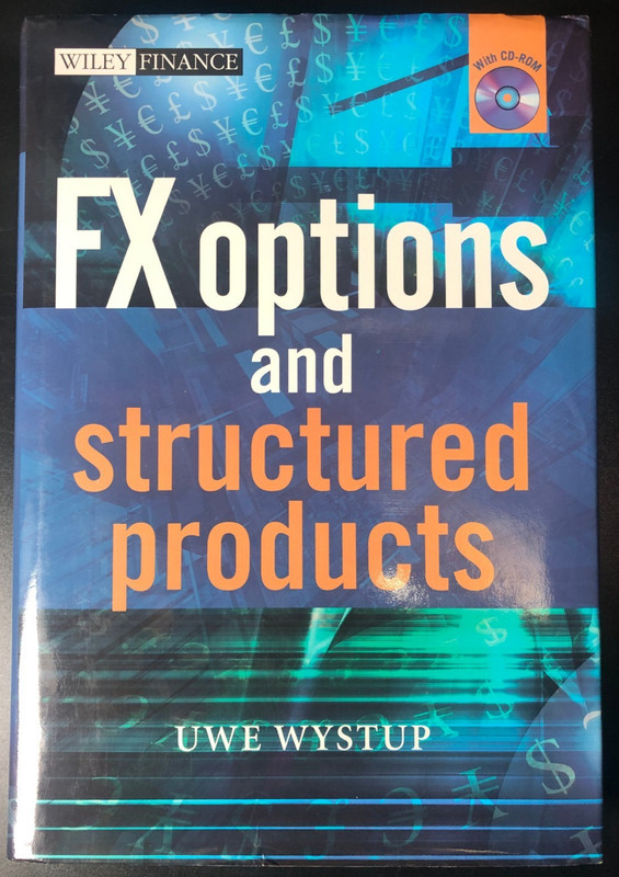 FX Options and Structured Products Uwe Wystup Wiley Finance Hardcover + CD