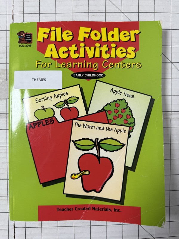 File Folder Activities For Learning Centers: Early Childhood by Rosalind Thomas