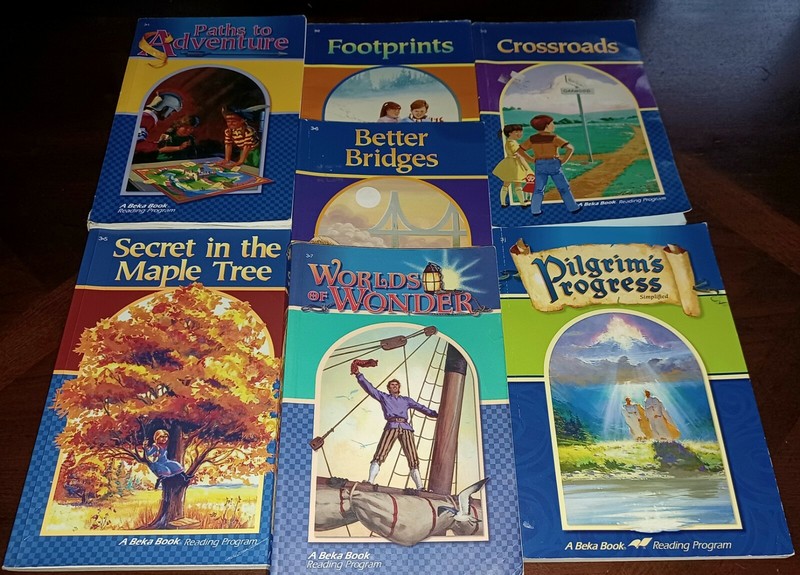 Lot of Abeka Books Reading 3rd Grade 3 Student Readers Language FB211