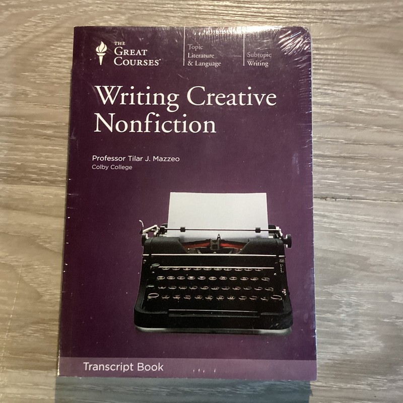 Writing Creative Nonfiction Tilar J. Mazzeo Transcript Book Great Courses
