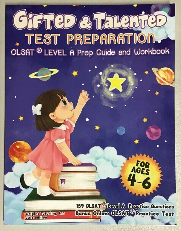 Gifted and Talented Test Preparation Practice Book for OLSAT. – NEW