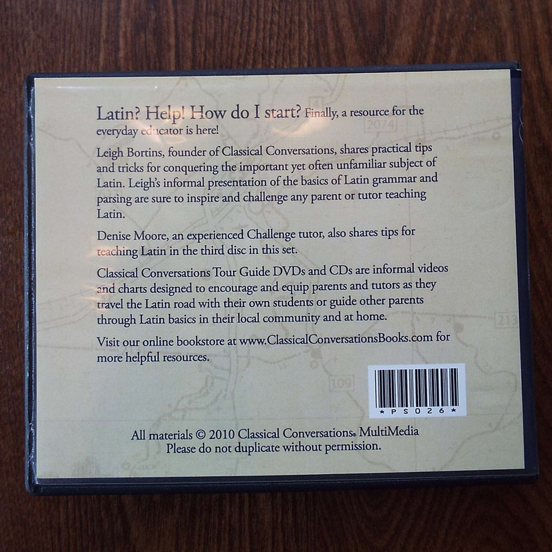 Classical Conversations Tour Guide: Latin 3 Disc Set DVD/CD by Leigh Bortins gallery