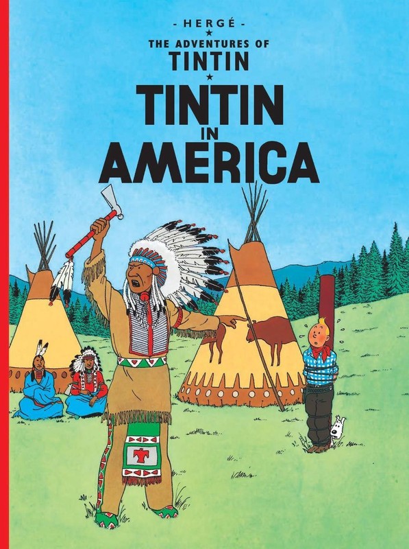 Tintin in America by Herg? (English) Hardcover Book