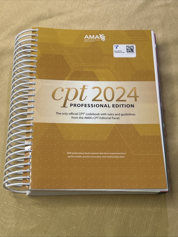CPT 2024 Professional Edition by American Medical Association: -Great Condition-