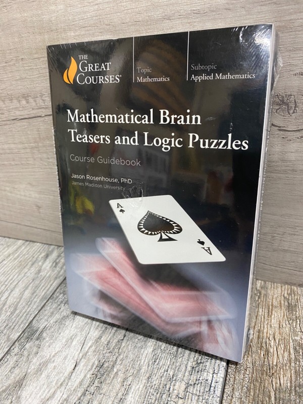 Great Courses Mathematical Brain Teasers and Logic Puzzles (2) DVD Set