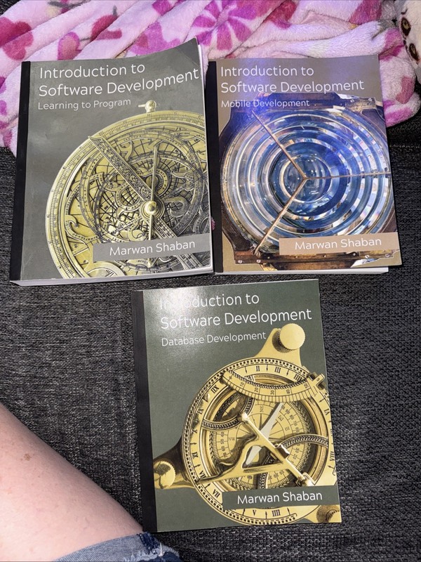 Introduction to software development Marwan Shaban Three Books Programming Etc