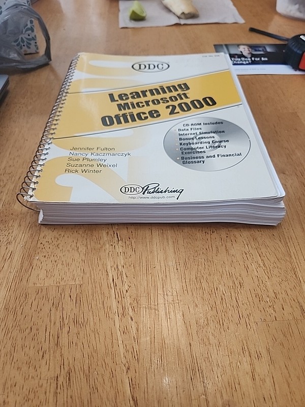 DDC Publishing Learning Microsoft Office 2000 Guide W/ CD-ROM gallery