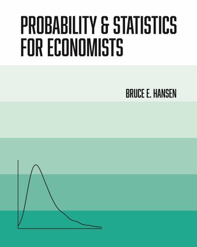 Probability and Statistics for Economists, Hardcover by Hansen, Bruce, Like N…