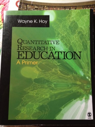 Quantitative Research in Education:…, Hoy, Wayne K. (