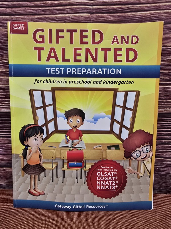 Gifted & Talented Test Preparation Preschool & Kindergarten Test Prep Book NEW