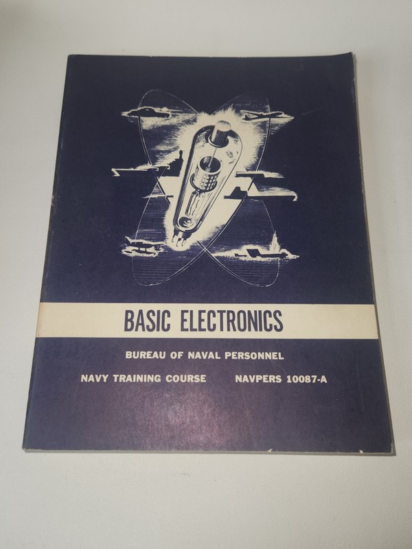 1962 Navy Training Course BASIC ELECTRONICS, Bureau of Naval Personnel, 10087-A
