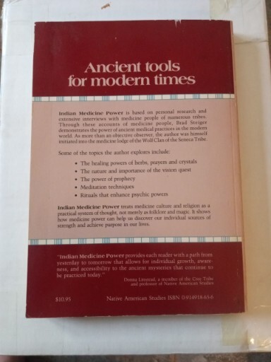 Indian Medicine Power by Brad Steiger Paperback 1984 Pre-owned 210 pages gallery