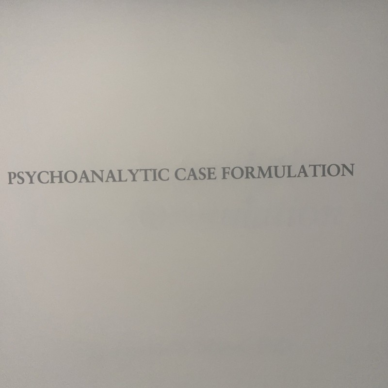 Psychoanalytic Case Formulation by Nancy McWilliams (1999, Hardcover) gallery