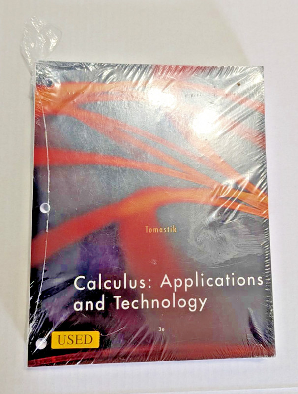 Calculus: Applications and Technology ISBN 978-1-285-13484-0, USED, Stil Sealed
