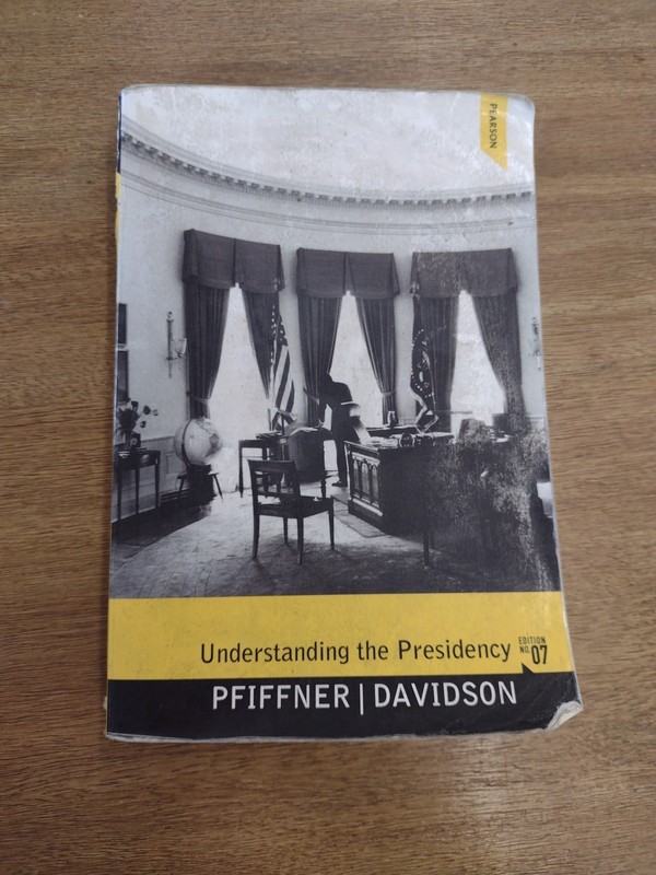 Understanding The Presidency Edition No. 7, Pfiffner | Davidson Paperback Book