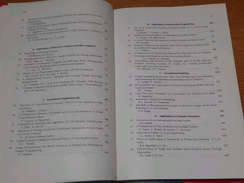 17th Application of Computers Operations Research in the Mineral Industry APCOM gallery
