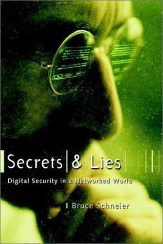 Secrets and Lies: Digital Securit- 9780471253112, hardcover, Bruce Schneier, new