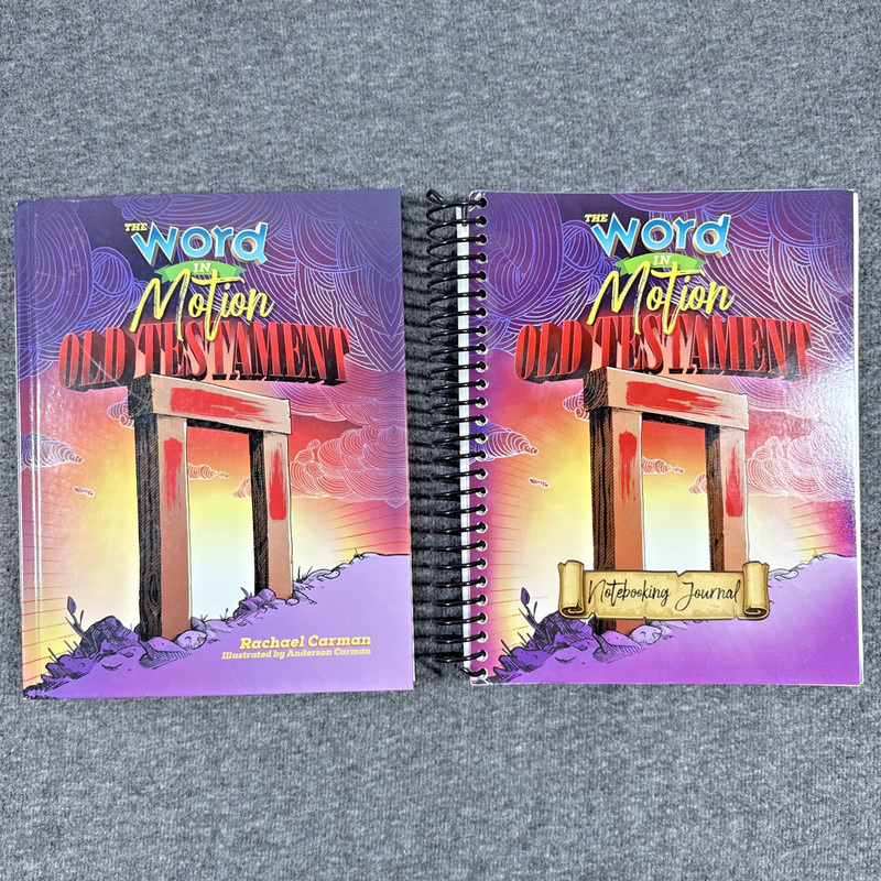 Apologia Word in Motion Old Testament Student Text & Notebooking Journal Set