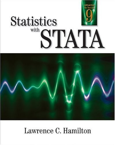 STATISTICS WITH STATA By Lawrence C. Hamilton **Mint Condition**
