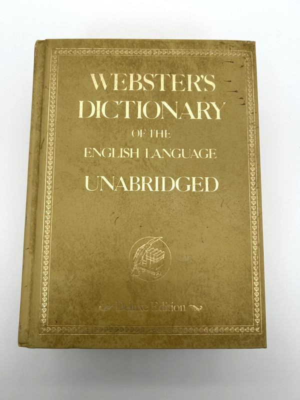 Webster’s Dictionary 1977 Unabridged Encyclopedic Edition Reference